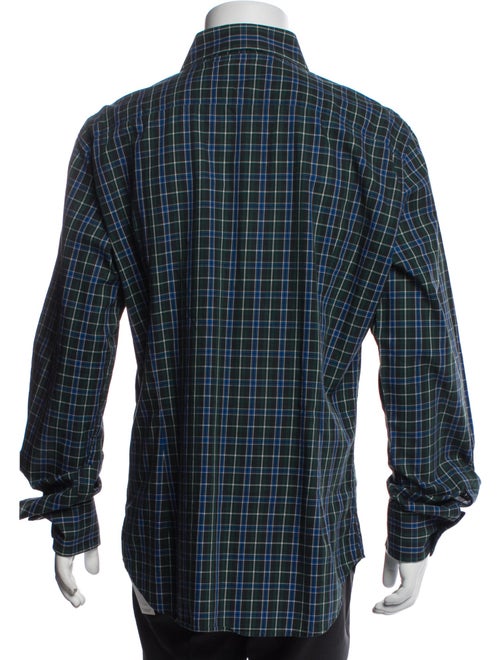 Dsquared² Plaid Print Long Sleeve Shirt