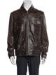 Dsquared² Calf Leather Utility Jacket