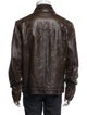 Dsquared² Calf Leather Utility Jacket