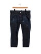 Dsquared² Mid-Rise Straight Leg Jeans