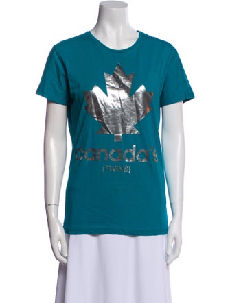 Dsquared² Graphic Print Crew Neck T-Shirt