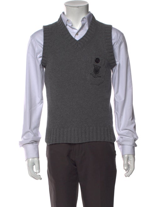 Dsquared² Wool V-Neck Sweater Vest