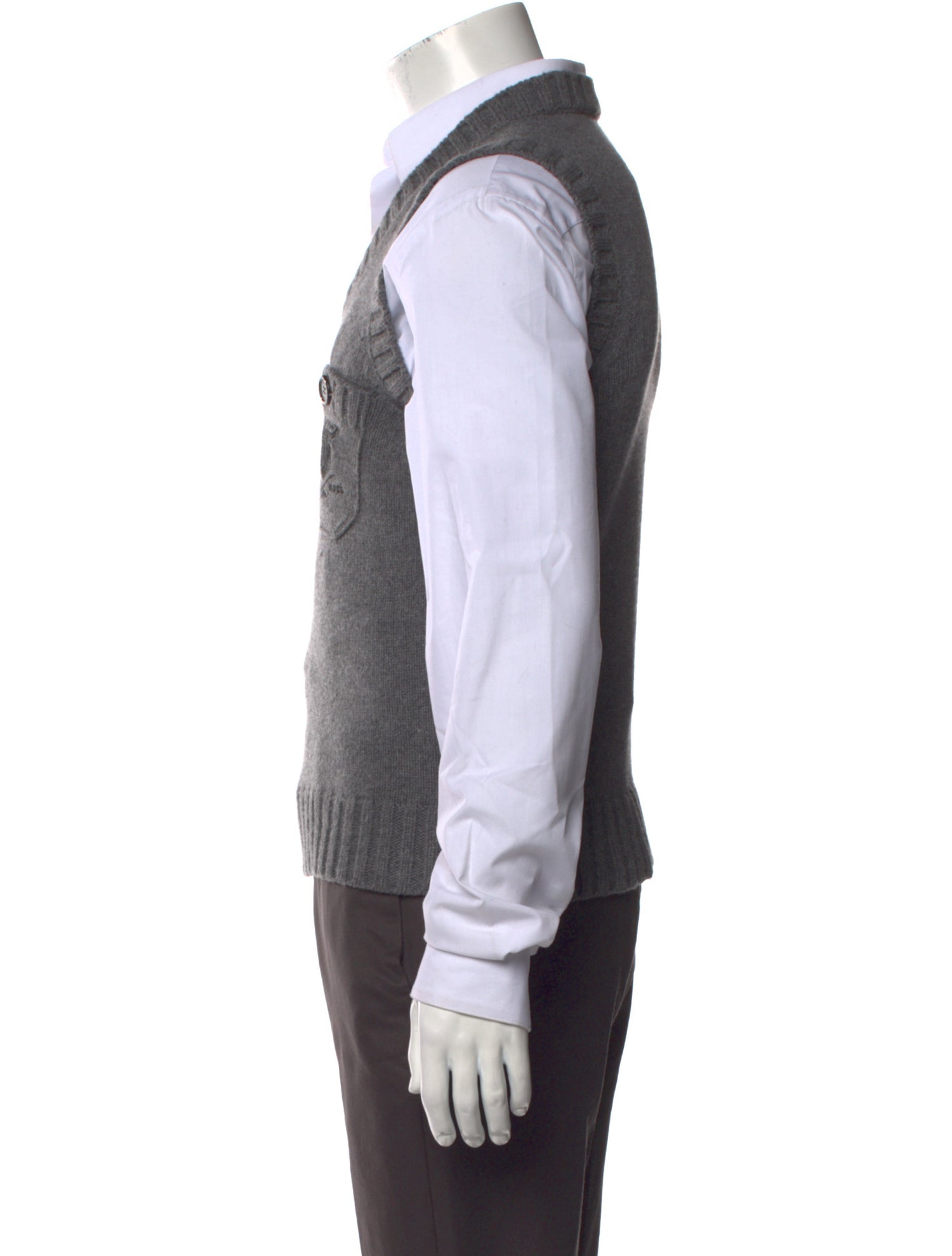 Dsquared² Wool V-Neck Sweater Vest