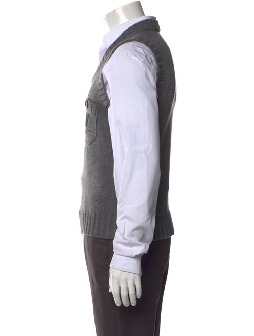 Dsquared² Wool V-Neck Sweater Vest