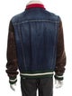 Dsquared² Colorblock Pattern Denim Jacket