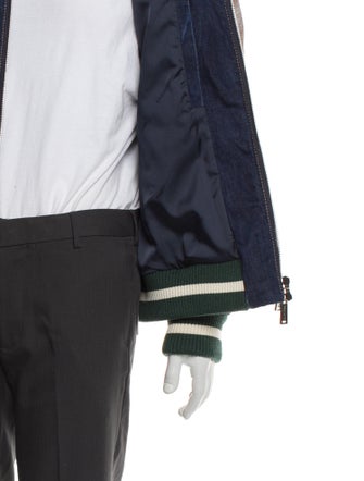 Dsquared² Colorblock Pattern Denim Jacket