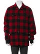 Dsquared² Wool Plaid Print Bomber Jacket