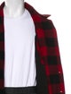 Dsquared² Wool Plaid Print Bomber Jacket