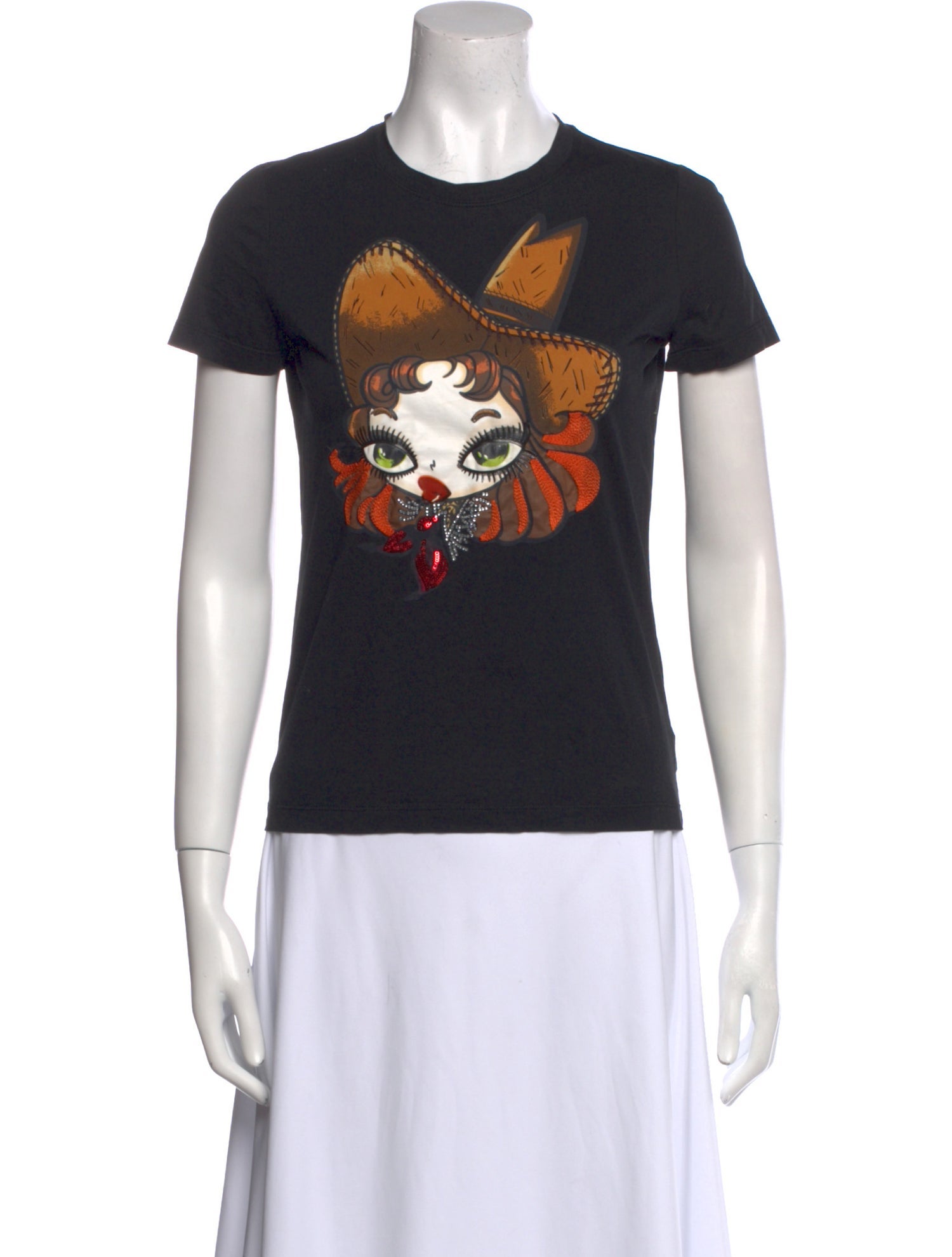 Dsquared² Graphic Print Crew Neck T-Shirt