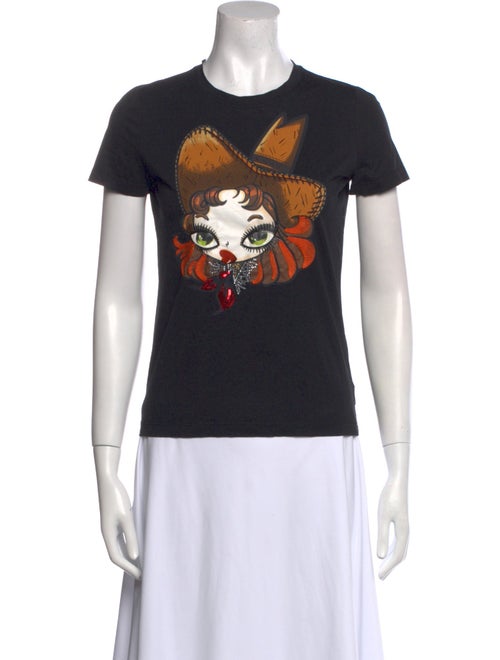 Dsquared² Graphic Print Crew Neck T-Shirt