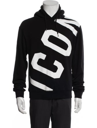 Dsquared² Graphic Print Crew Neck Hoodie