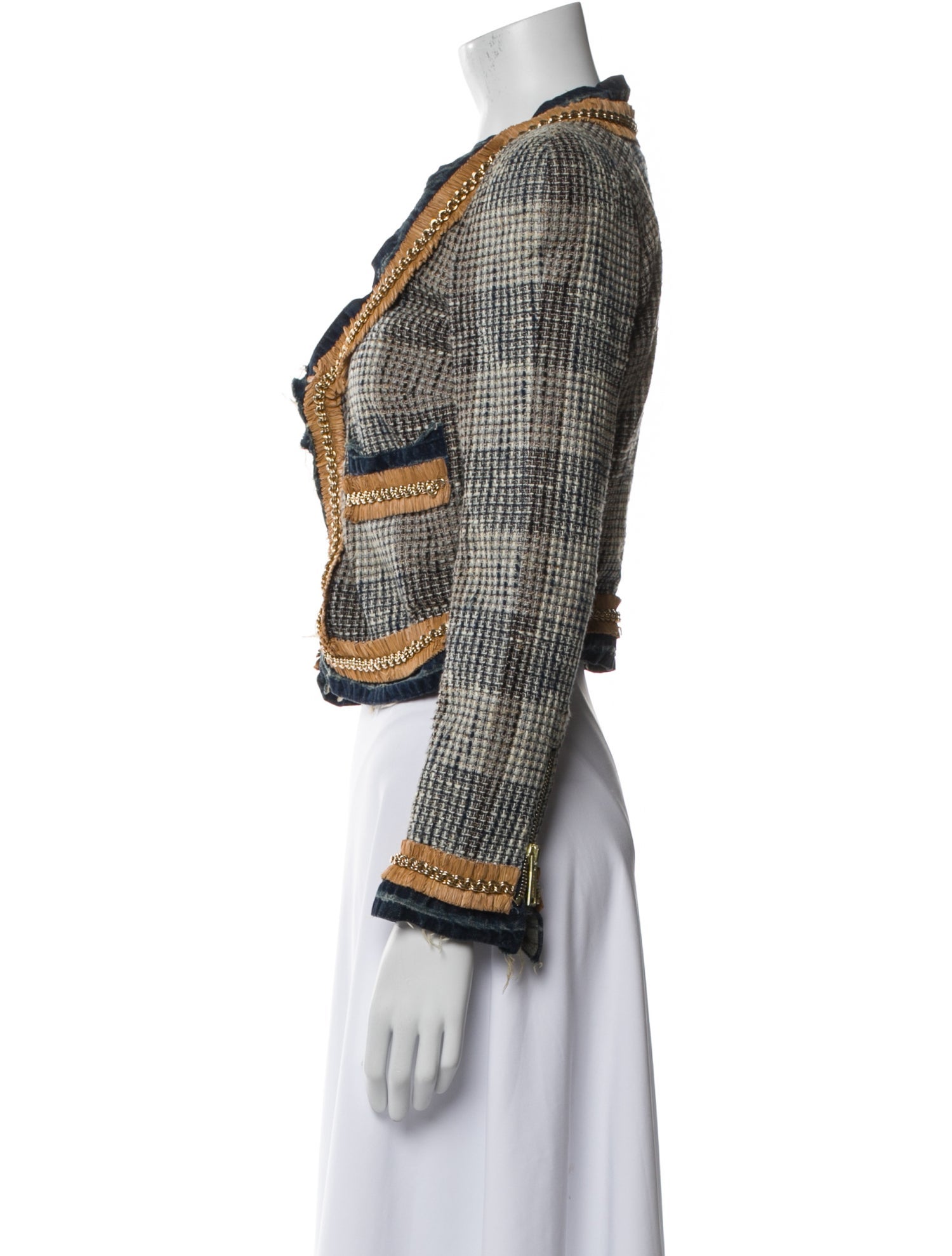 Dsquared² Plaid Print Evening Jacket