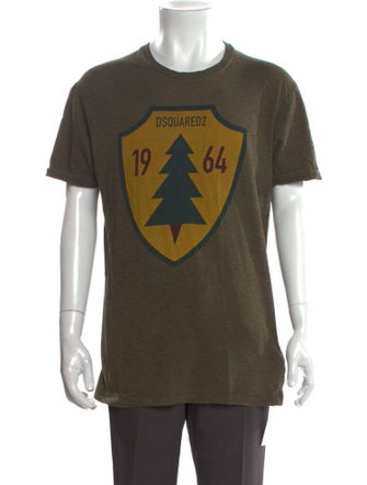 Dsquared² Graphic Print Crew Neck T-Shirt