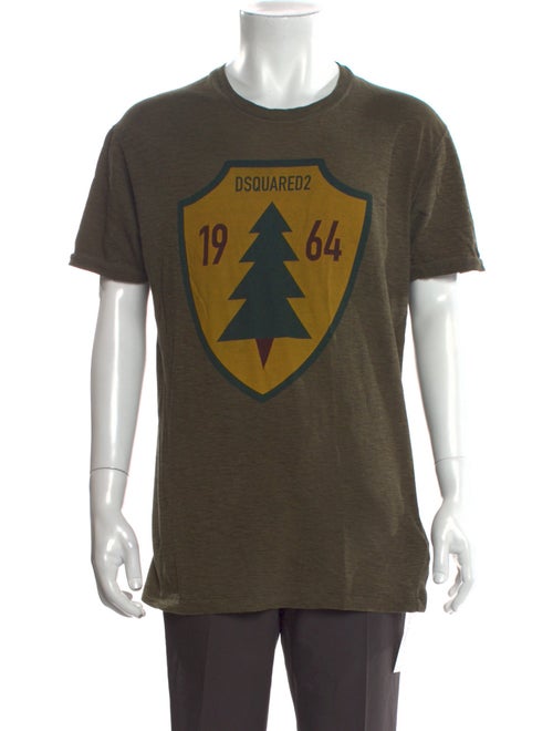 Dsquared² Graphic Print Crew Neck T-Shirt