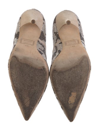 Dsquared² Suede Printed Pumps