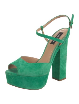 Dsquared² Suede Slingback Sandals