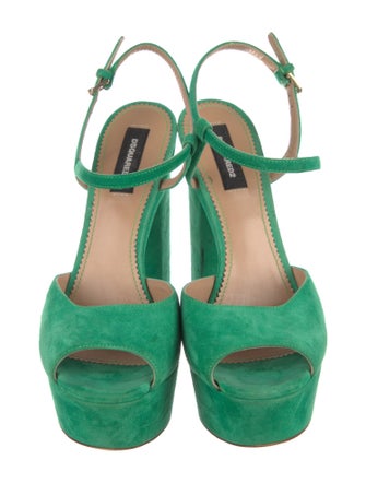 Dsquared² Suede Slingback Sandals