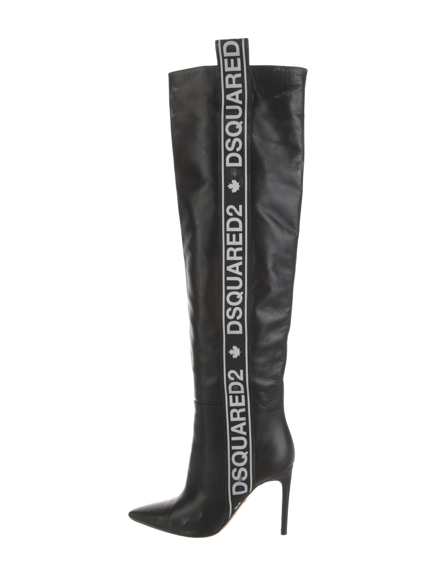 Dsquared² Leather Printed Boots