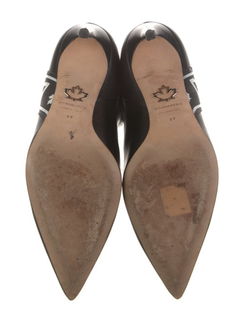 Dsquared² Leather Printed Boots