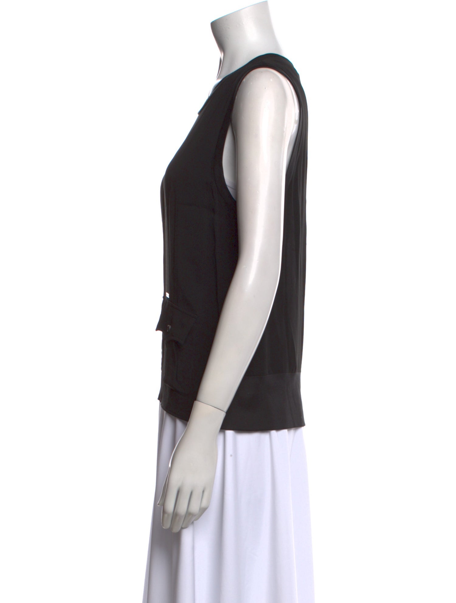 Dsquared² Silk Crew Neck Top