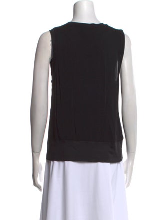 Dsquared² Silk Crew Neck Top