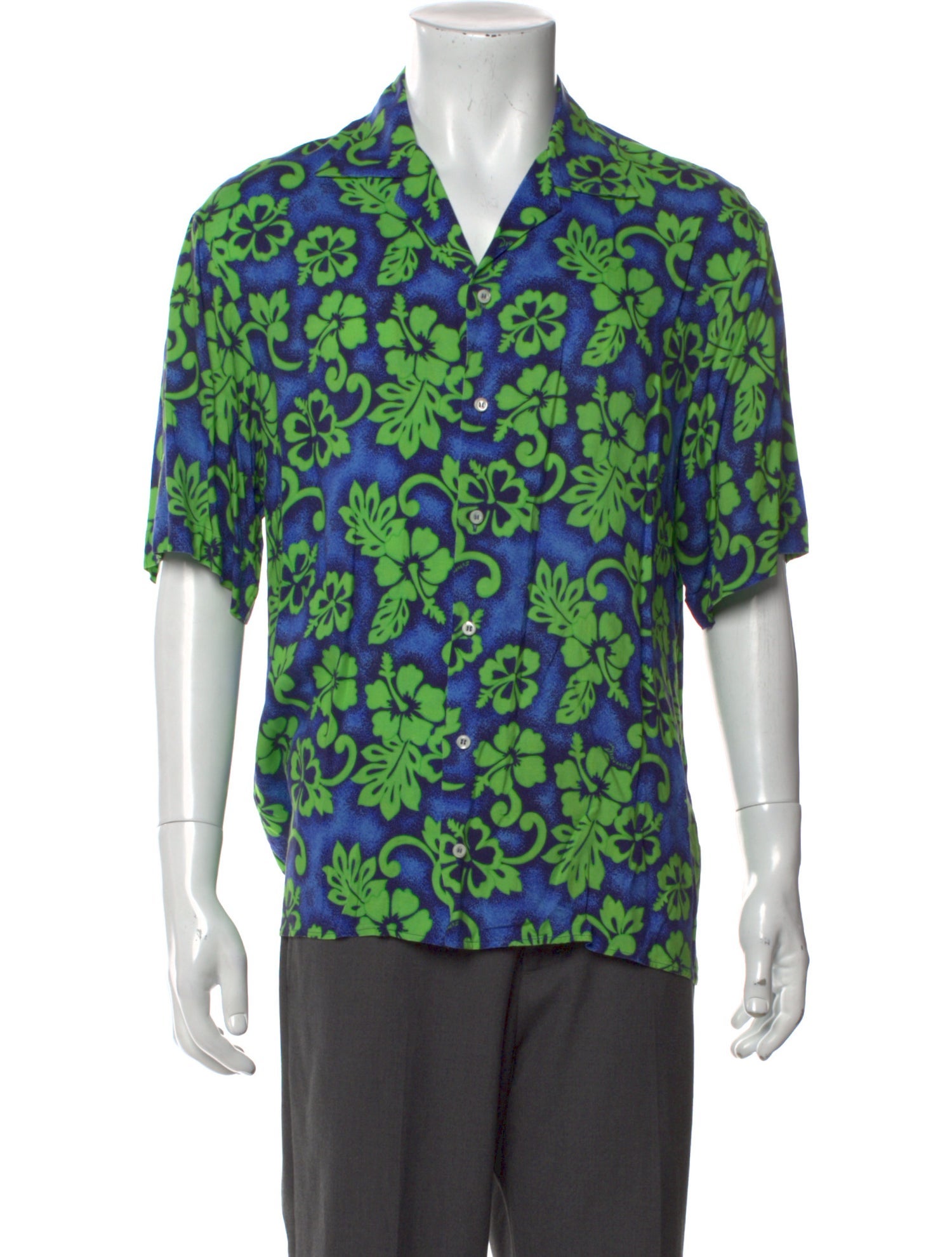 Dsquared² Floral Print Short Sleeve Shirt