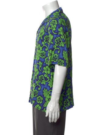 Dsquared² Floral Print Short Sleeve Shirt