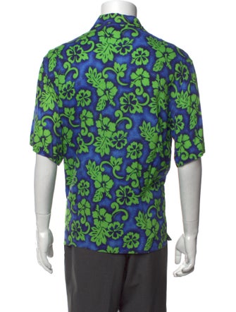 Dsquared² Floral Print Short Sleeve Shirt