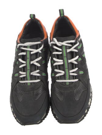 Dsquared² Leather Printed Sneakers