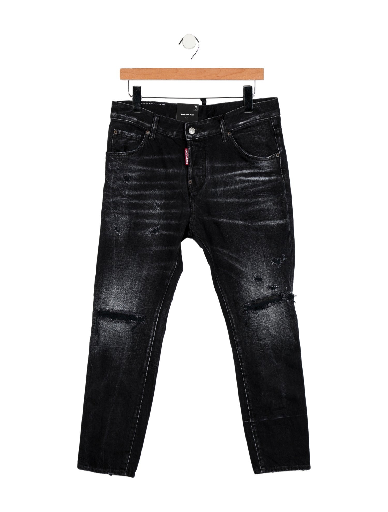 Dsquared² High-Rise Straight Leg Jeans w/ Tags