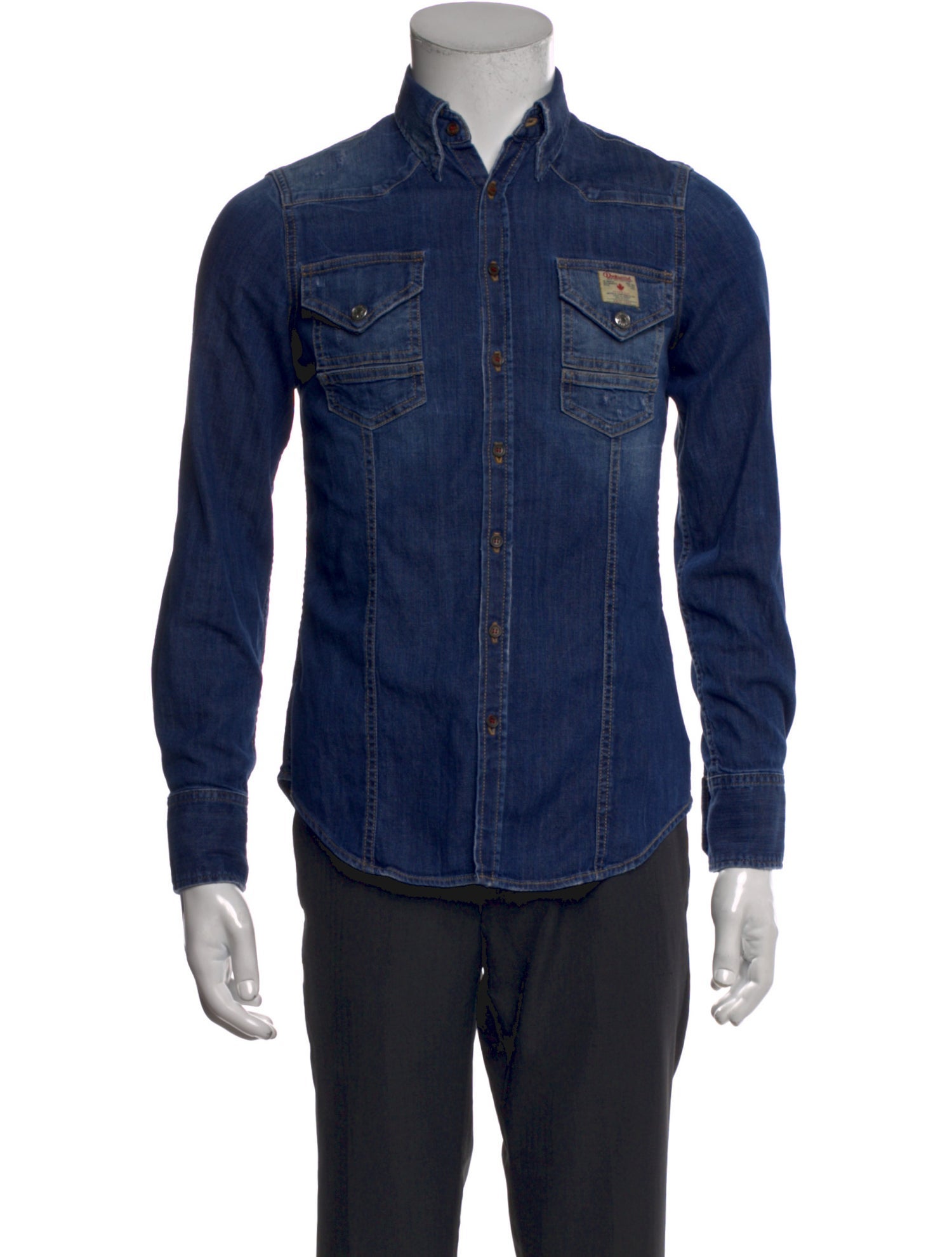 Dsquared² Long Sleeve Denim Shirt