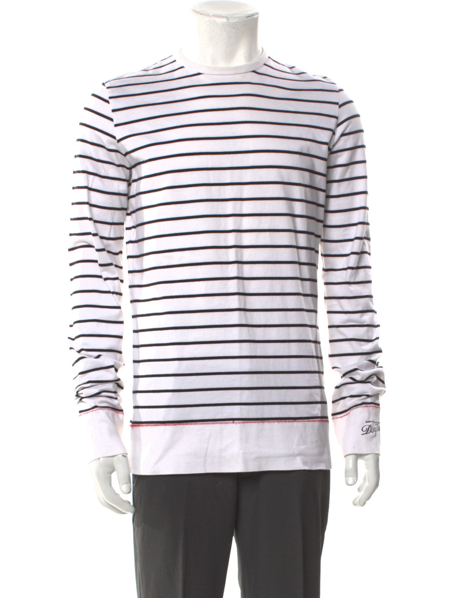 Dsquared² Striped Crew Neck T-Shirt