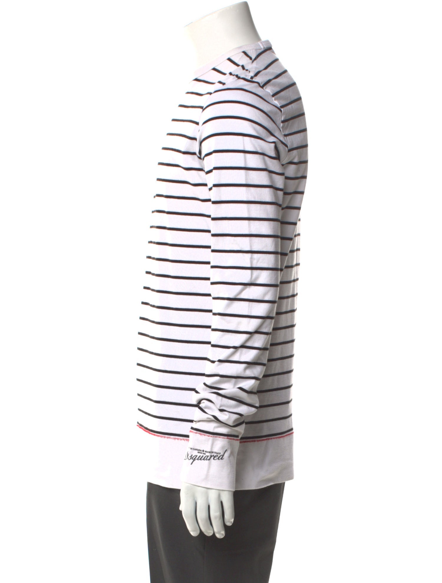 Dsquared² Striped Crew Neck T-Shirt