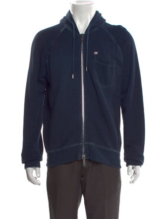 Dsquared² V-Neck Long Sleeve Hoodie