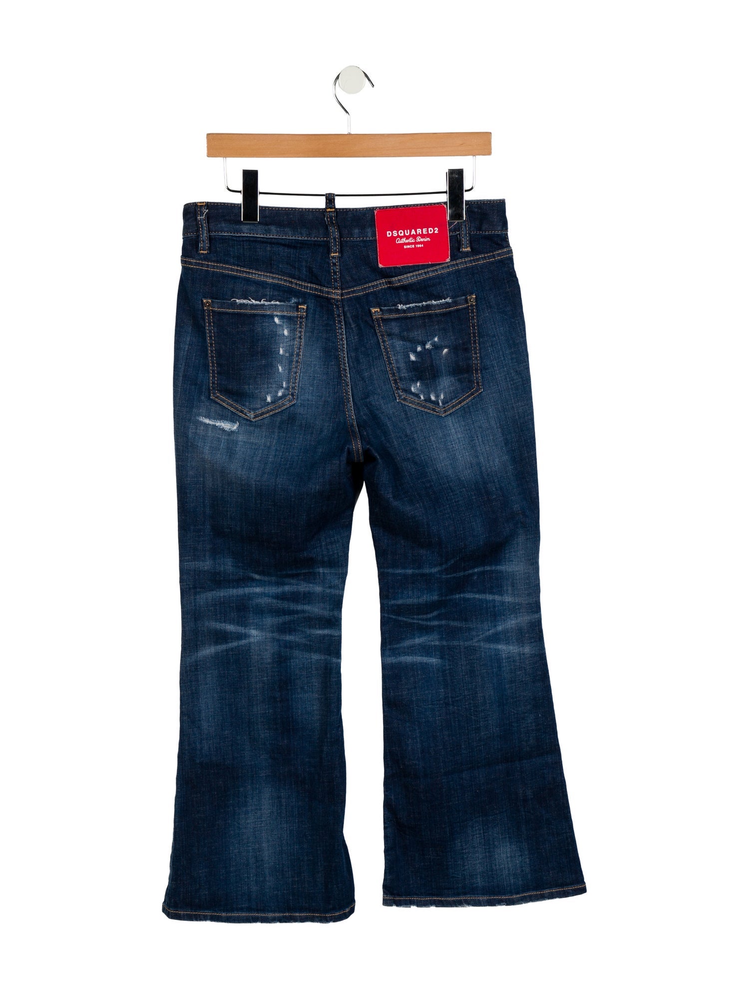 Dsquared² Mid-Rise Wide Leg Jeans