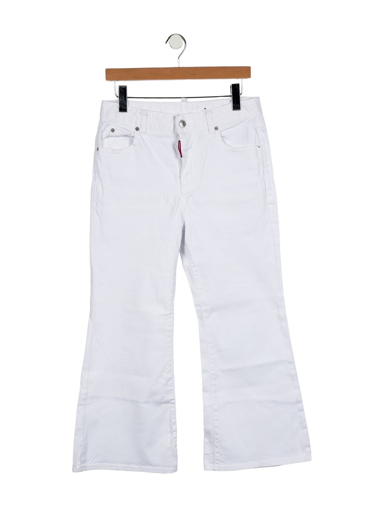 Dsquared² High-Rise Wide Leg Jeans