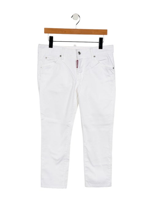 Dsquared² Mid-Rise Straight Leg Jeans