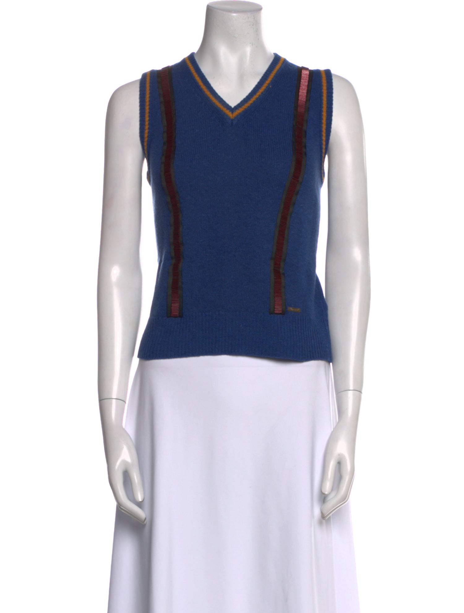 Dsquared² Wool V-Neck Top