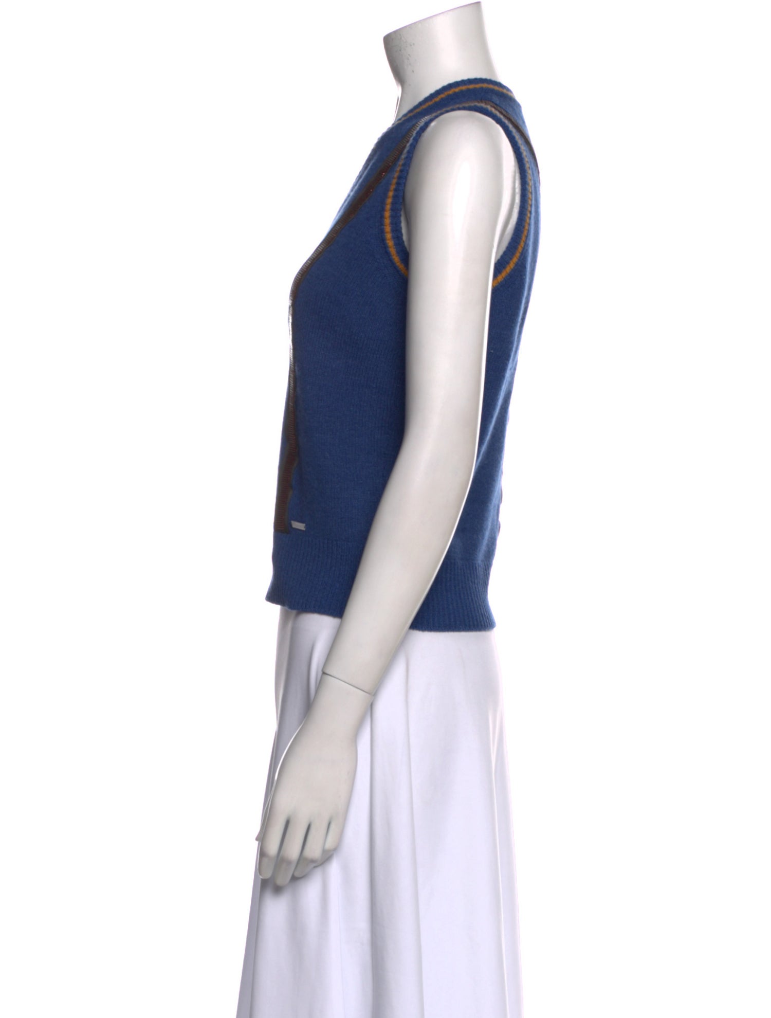 Dsquared² Wool V-Neck Top