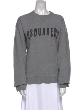 Dsquared² Graphic Print Crew Neck Sweatshirt