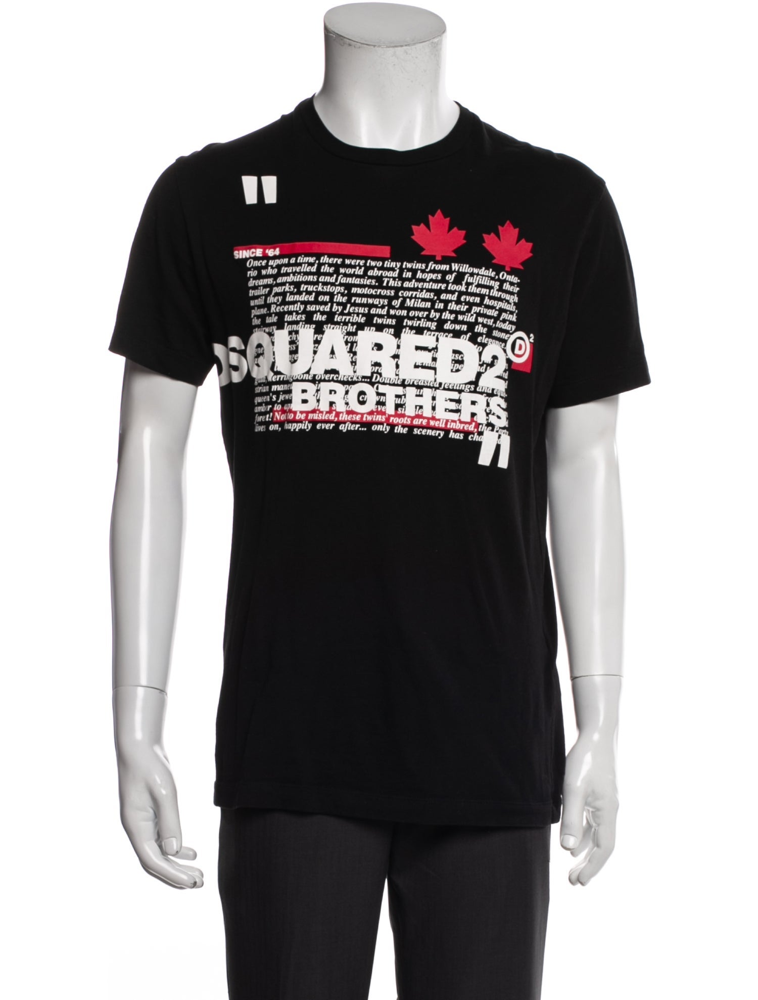 Dsquared² Graphic Print Crew Neck T-Shirt