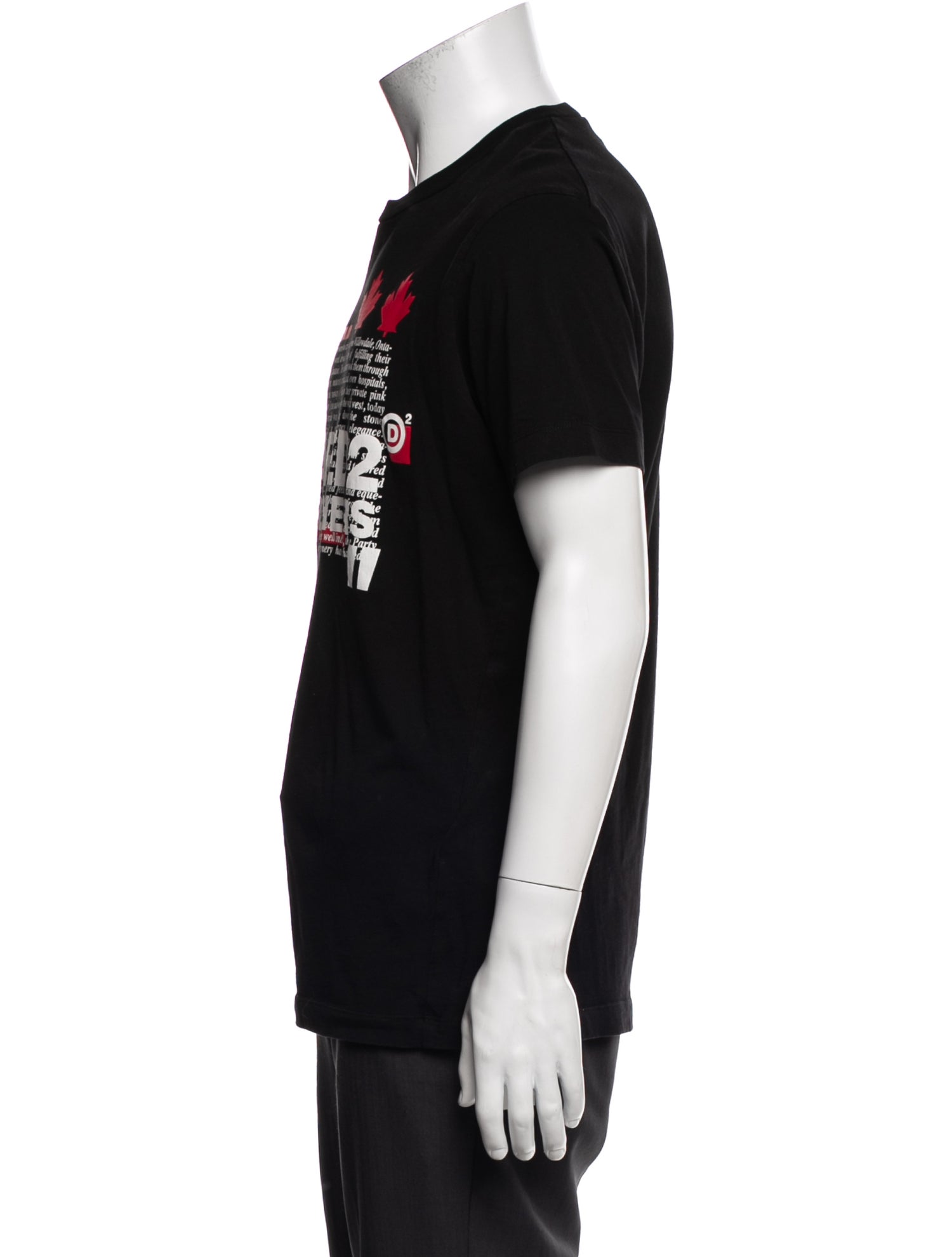 Dsquared² Graphic Print Crew Neck T-Shirt