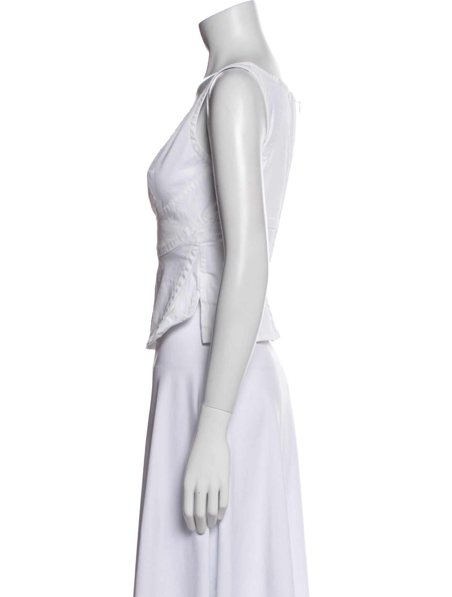 Dsquared² V-Neck Sleeveless Crop Top