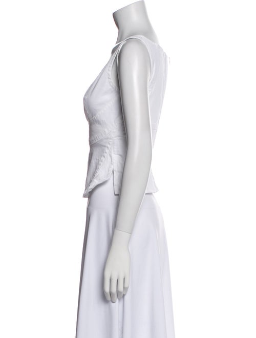 Dsquared² V-Neck Sleeveless Crop Top