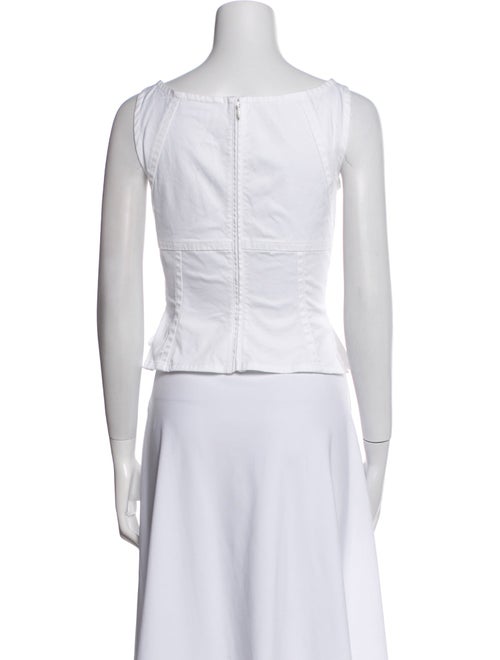 Dsquared² V-Neck Sleeveless Crop Top