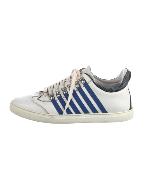 Dsquared² Leather Striped Sneakers