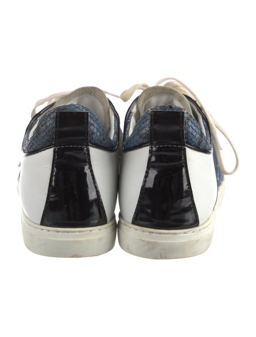Dsquared² Leather Striped Sneakers