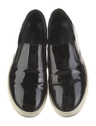 Dsquared² Patent Leather Printed Sneakers