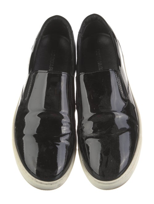 Dsquared² Patent Leather Printed Sneakers