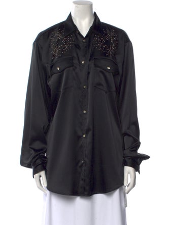 Dsquared² Long Sleeve Button-Up Top